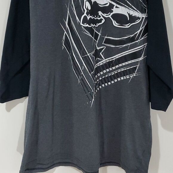 Metal Mulisha black and grey long sleeve shirt - Picture 3 of 8